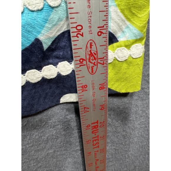 Lilly Pulitzer Shortly Blue Floral Skirt Womens Size 6 Great Condition - Picture 12 of 12